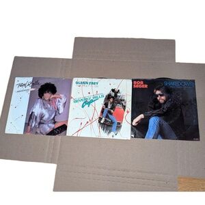 Lot Of 3 45 Rpm Vinyl Record‎ Singles Beverly Hill Cops Soundtrack W Sleeves